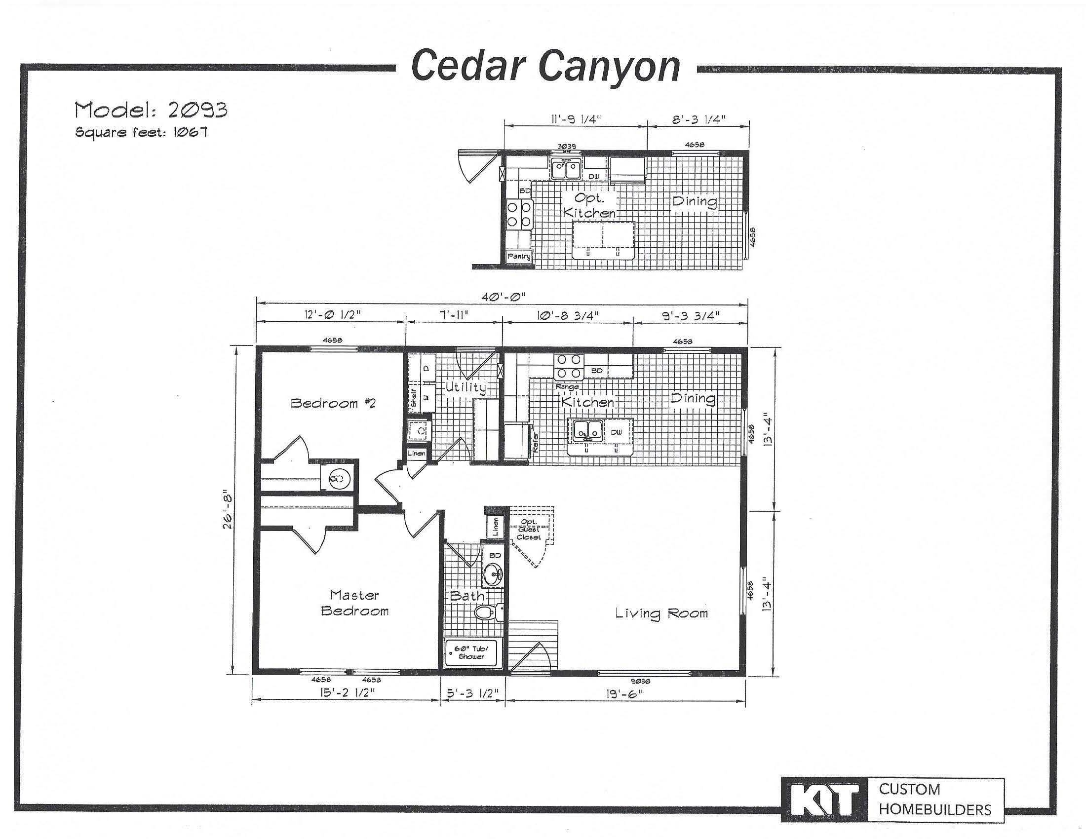 Cedar Canyon floor plan